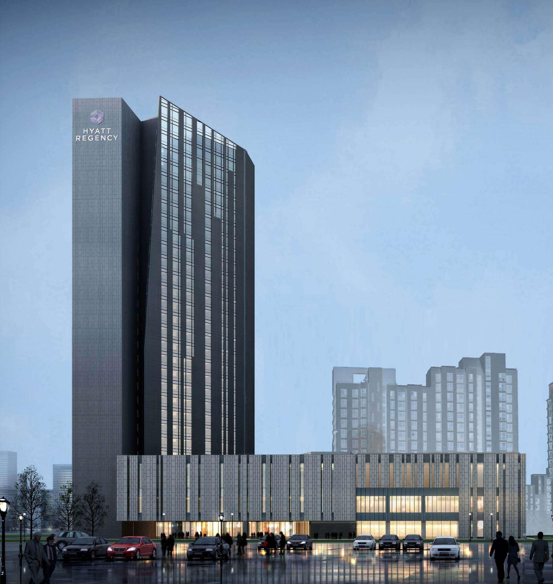 Отель Hyatt Regency Tianjin East Экстерьер фото